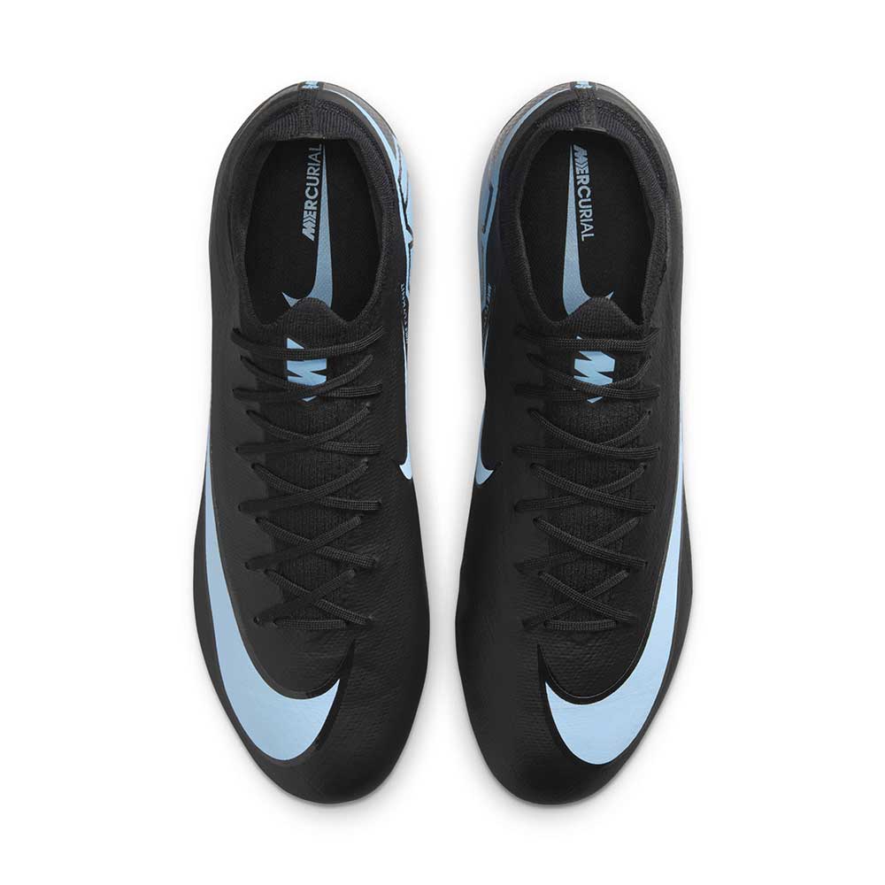 Zoom Vapor 16 Pro FG Soccer Cleat - Black/Ice Blue - Regular (D)