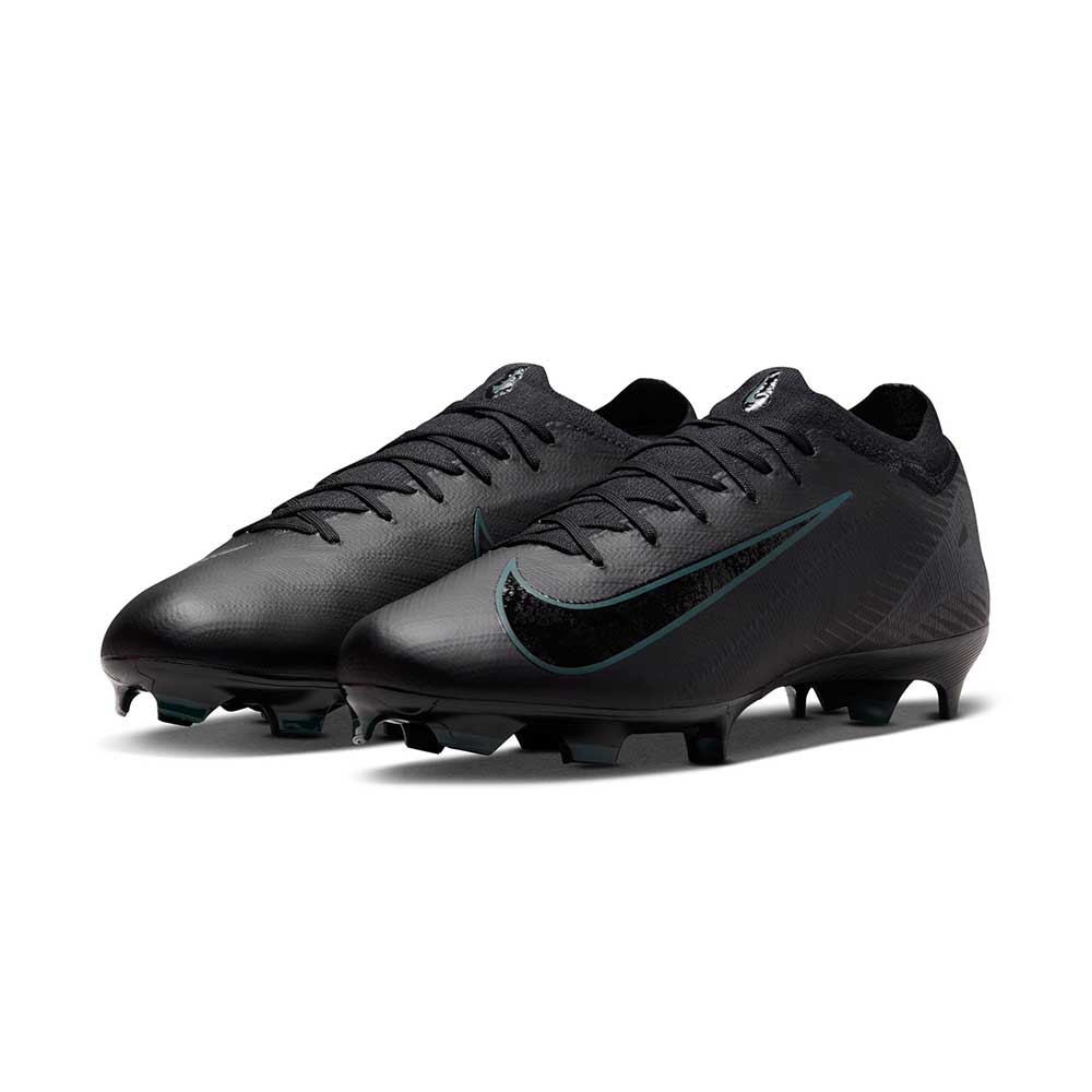 All Gender Nike Mercurial Vapor 16 Pro FG Low-Top Soccer Cleats - Black/Black-Deep Jungle- Regular (D)