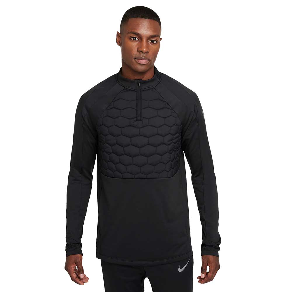 Men's Therma-Fit Strike Winter Drill Top - Black/Reflective Silver