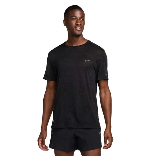 Men's Dri-FIT Short Sleeve Running Top - Black