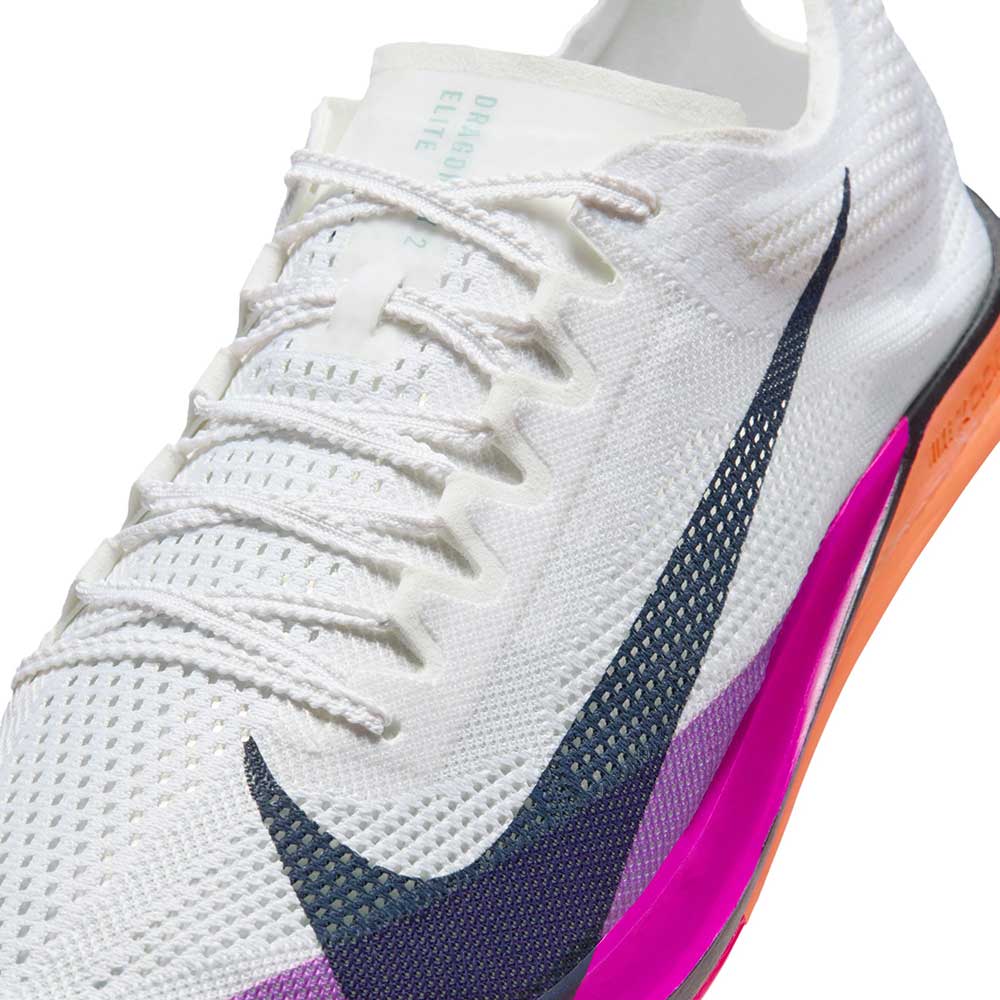 Nike Dragonfly 2 Elite Track Spike - White/Obsidian/Hyper Violet - Regular (D)