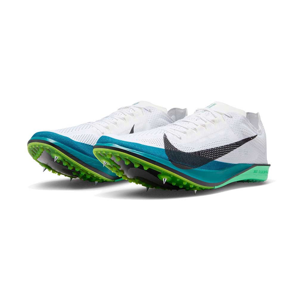 All Gender Nike Dragonfly 2 Elite Track Spike - White/Black/Bright Spruce/Vapor Green - Regular (D)