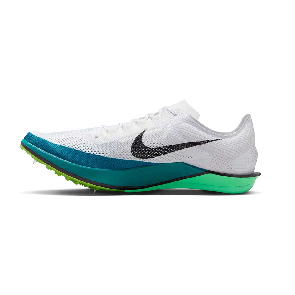 All Gender Nike Dragonfly 2 Elite Track Spike - White/Black/Bright Spruce/Vapor Green - Regular (D)