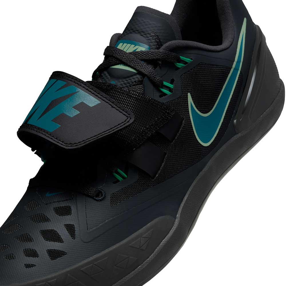 Nike Zoom Rotational 6 Track & Field Throwing Shoes - Anthracite/Bright Spruce/Electric Algae - Regular (D)