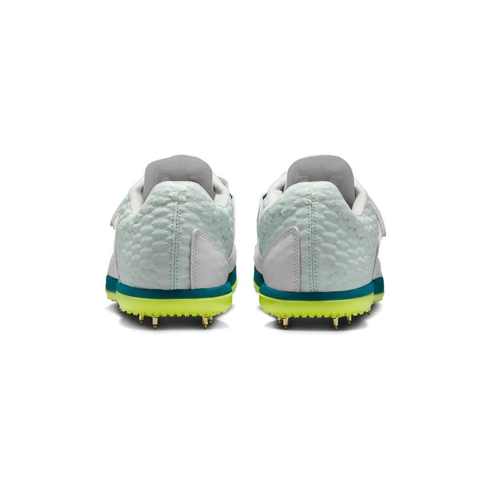 Men's Nike High Jump Elite Track Spike - White/Bright Spruce/Barely Green - Regular (D)