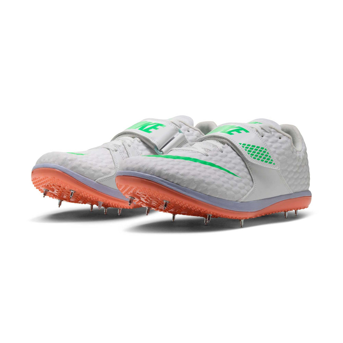Men's Nike High Jump Elite - Summit White/Electro Green/Atomic Pink - Regular (D)