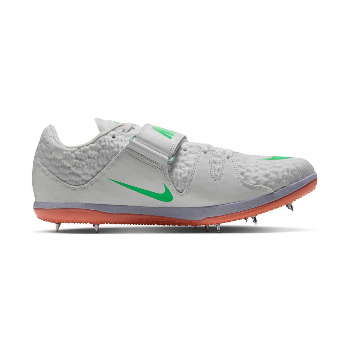 Men's Nike High Jump Elite - Summit White/Electro Green/Atomic Pink - Regular (D)