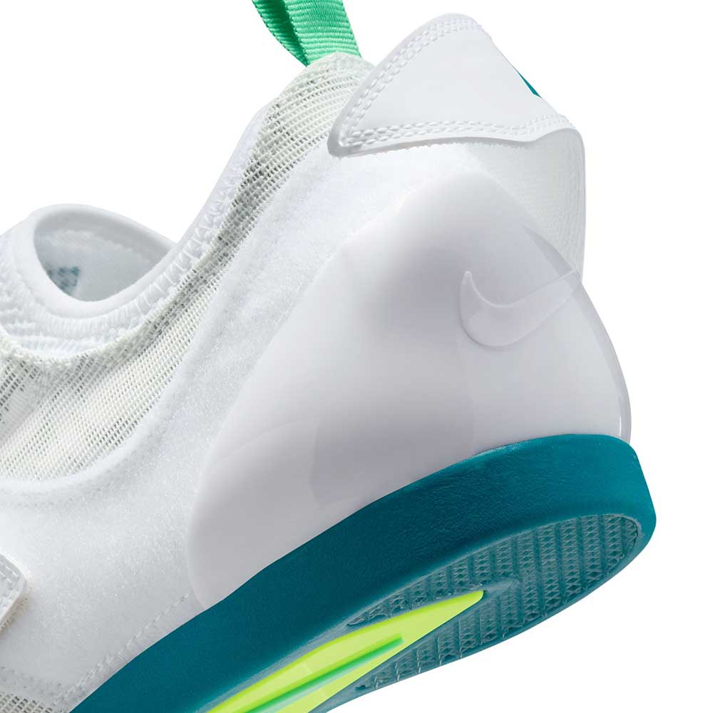 Nike Pole Vault Elite Track & Field Jumping Spikes- White/Bright Spruce/Barely Green - Regular (D)