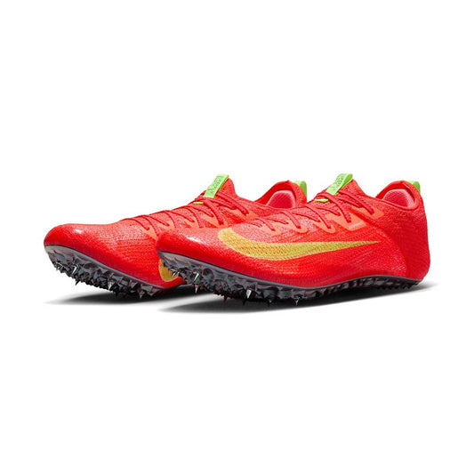 All Gender Nike Superfly Elite 2 Track & Field Sprinting Spikes - Bright Crimson/Washed Coral/Lime Blast- Regular (D)