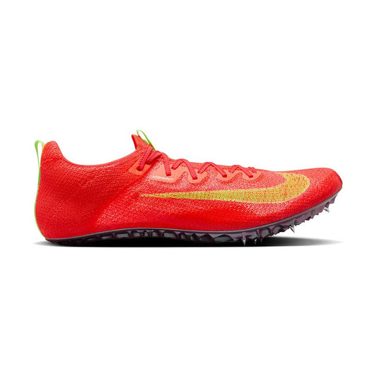 All Gender Nike Superfly Elite 2 Track & Field Sprinting Spikes - Bright Crimson/Washed Coral/Lime Blast- Regular (D)