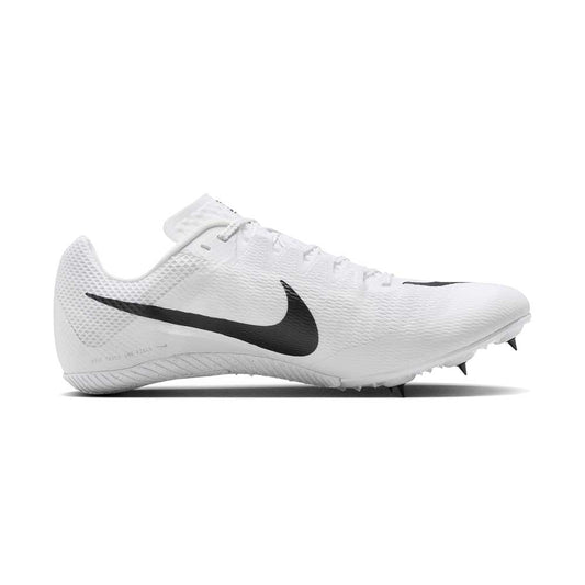 All Gender Nike Zoom Rival  Sprint Track Spike - White/Black