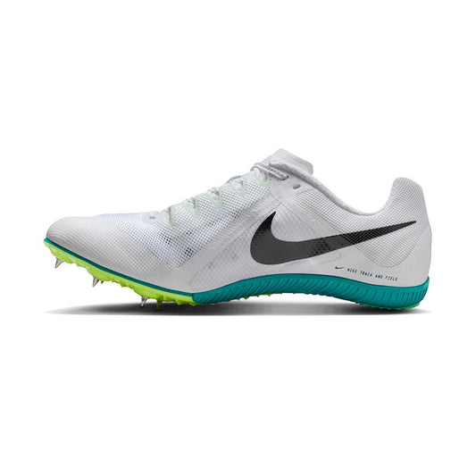 All Gender Nike Zoom Rival Multi  Track Spike- White/Black/Vapor Green