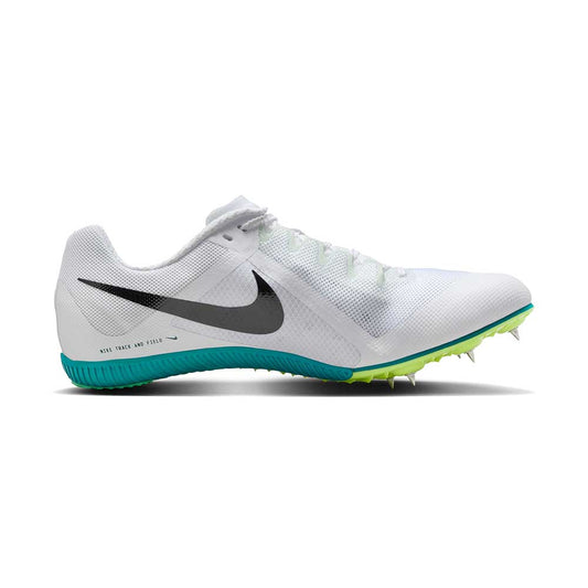 All Gender Nike Zoom Rival Multi  Track Spike- White/Black/Vapor Green