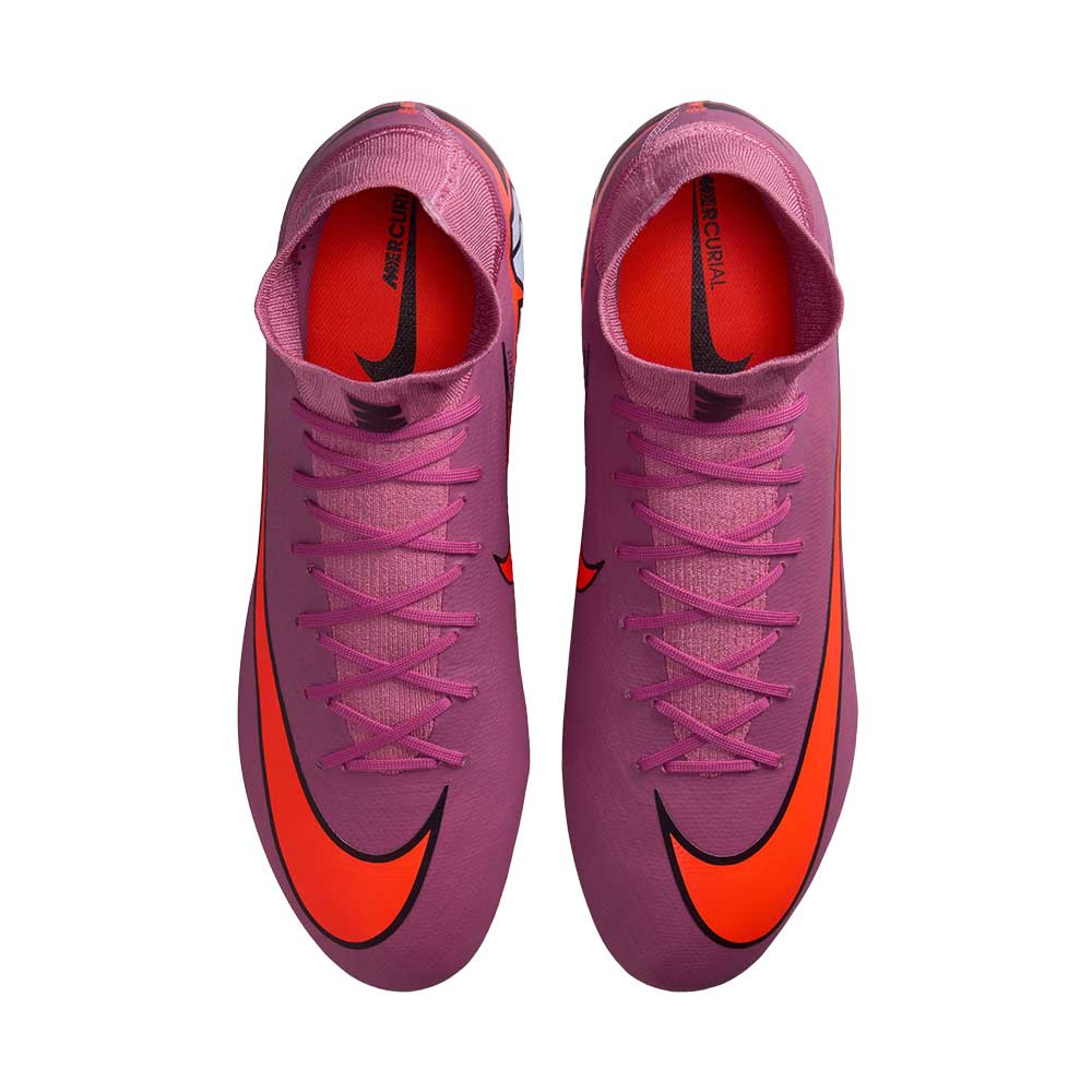 Superfly 10 Pro FG Soccer Shoe - Magic Flamingo/Black/Total Crimson - Regular (D)