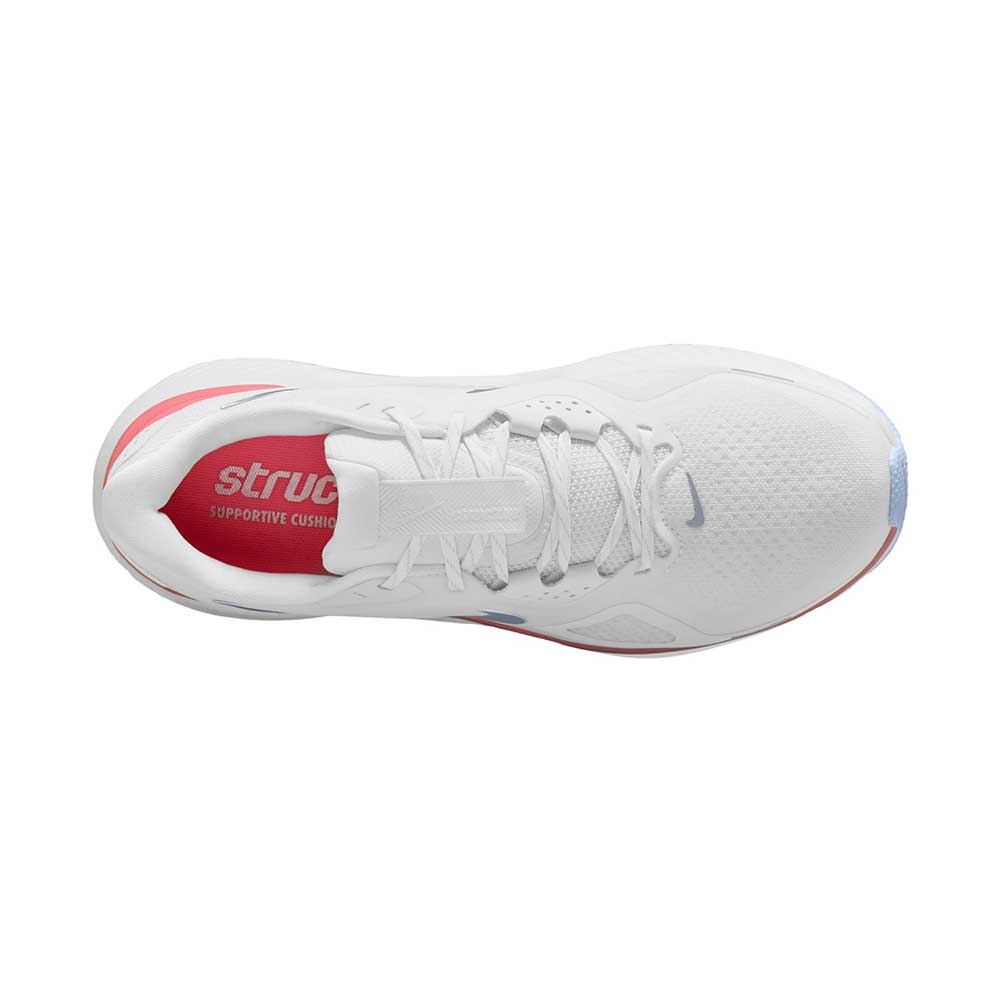 Women's Nike Structure 26  - White/Ashen Slate/Hot Lava/Hydrogen Blue - Regular (B)