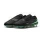 Phantom 6 Low Elite FG Soccer Cleat - Black/Black/Illusion Green - Regular (D)