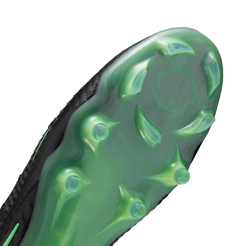 Phantom 6 Low Elite FG Soccer Cleat - Black/Black/Illusion Green - Regular (D)