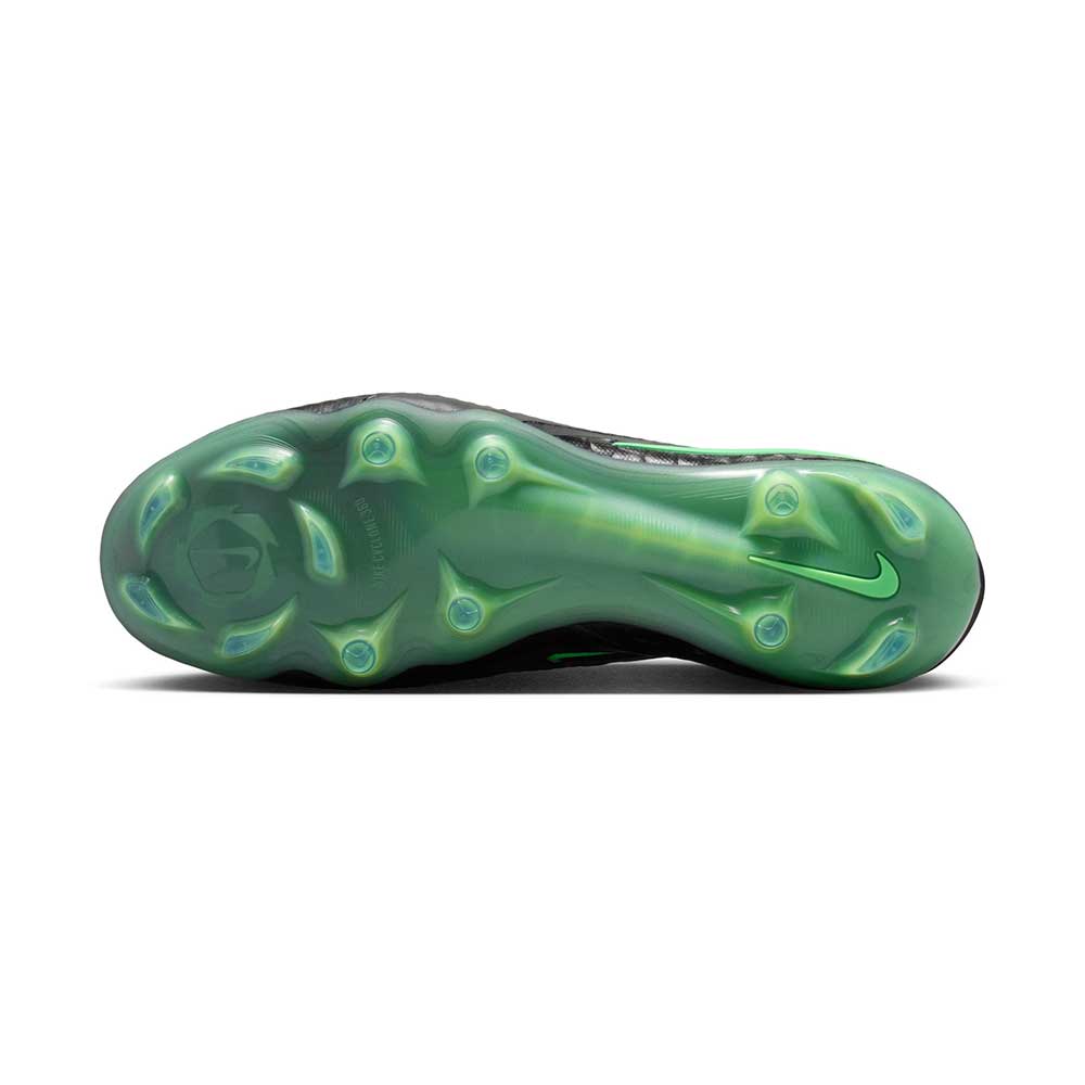 Phantom 6 Low Elite FG Soccer Cleat - Black/Black/Illusion Green - Regular (D)