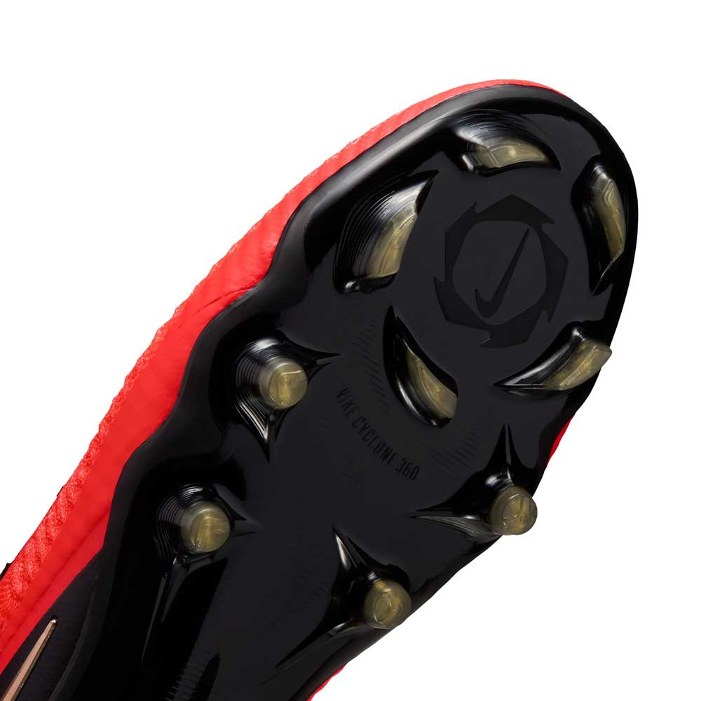 Phantom 6 Low Elite FG Soccer Cleat - Bright Crimson/Black/Bright Crimson - Regular (D)