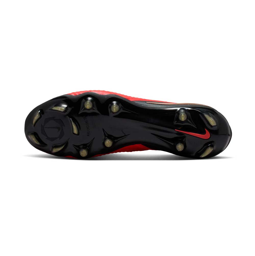Phantom 6 Low Elite FG Soccer Cleat - Bright Crimson/Black/Bright Crimson - Regular (D)