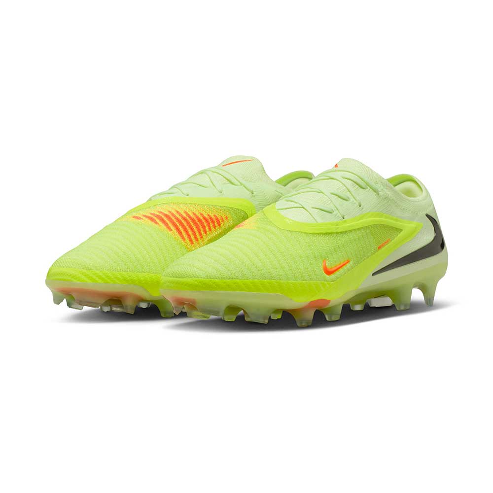 Phantom 6 Low Elite FG Soccer Cleat - Hyper Crimson/Black/Limelight - Regular (D)