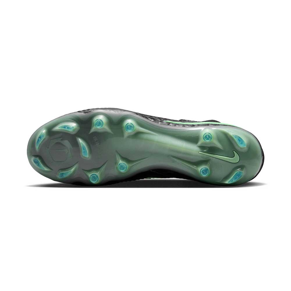 Phantom 6 High Elite FG Soccer Cleat - Black/Black/Illusion Green - Regular (D)
