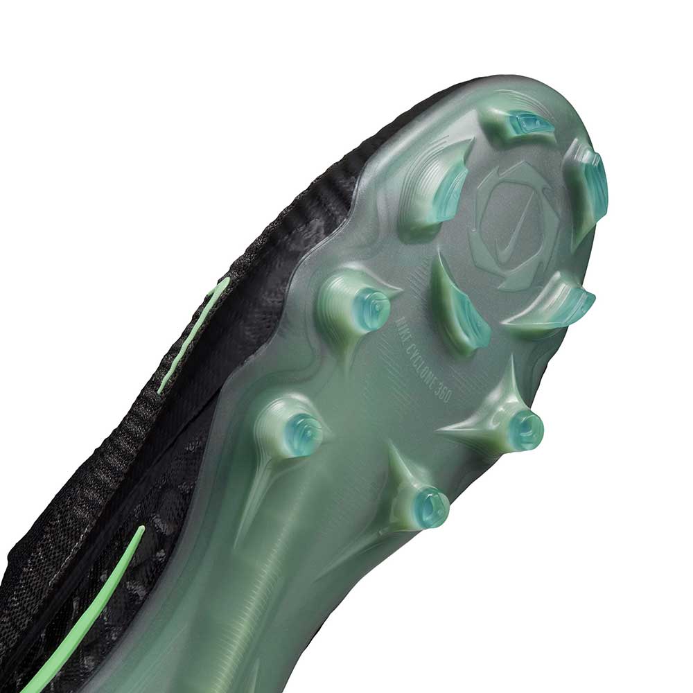 Phantom 6 High Elite FG Soccer Cleat - Black/Black/Illusion Green - Regular (D)