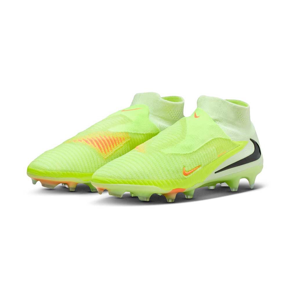 Phantom 6 Elite High FG Soccer Cleat - Hyper Crimson/Black/Limelight - Regular (D)