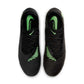 Phantom 6 Low Pro FG Soccer Cleat - Black/Black/Illusion Green - Regular (D)
