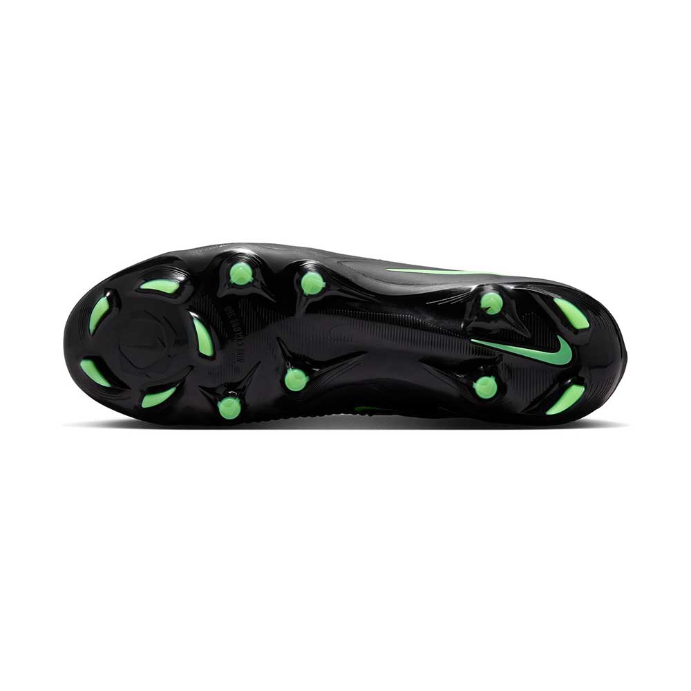 Phantom 6 Low Pro FG Soccer Cleat - Black/Black/Illusion Green - Regular (D)