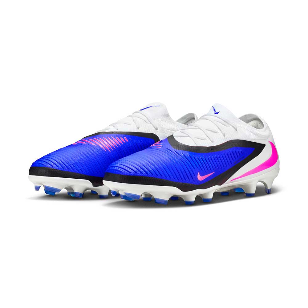 Phantom 6 Low Pro FG Soccer Cleat - Racer Blue/Pink Blast/White - Regular (D)