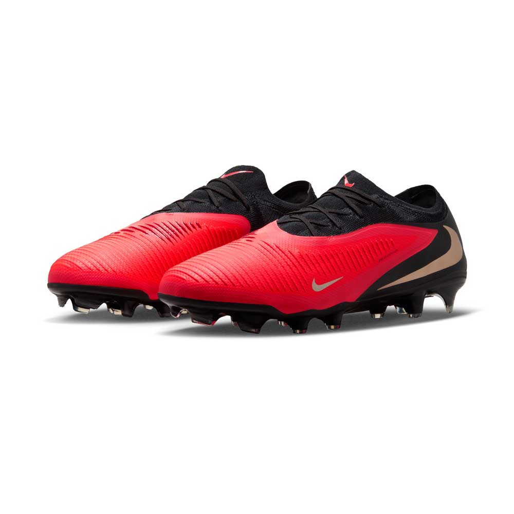 Phantom 6 Low Pro FG Soccer Cleat - Bright Crimson/Black/Bright Crimson - Regular (D)