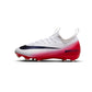Youth ZM Vapor 16 Academy LV8 FG/MG Soccer Cleats - University Red/Dark Obsidian