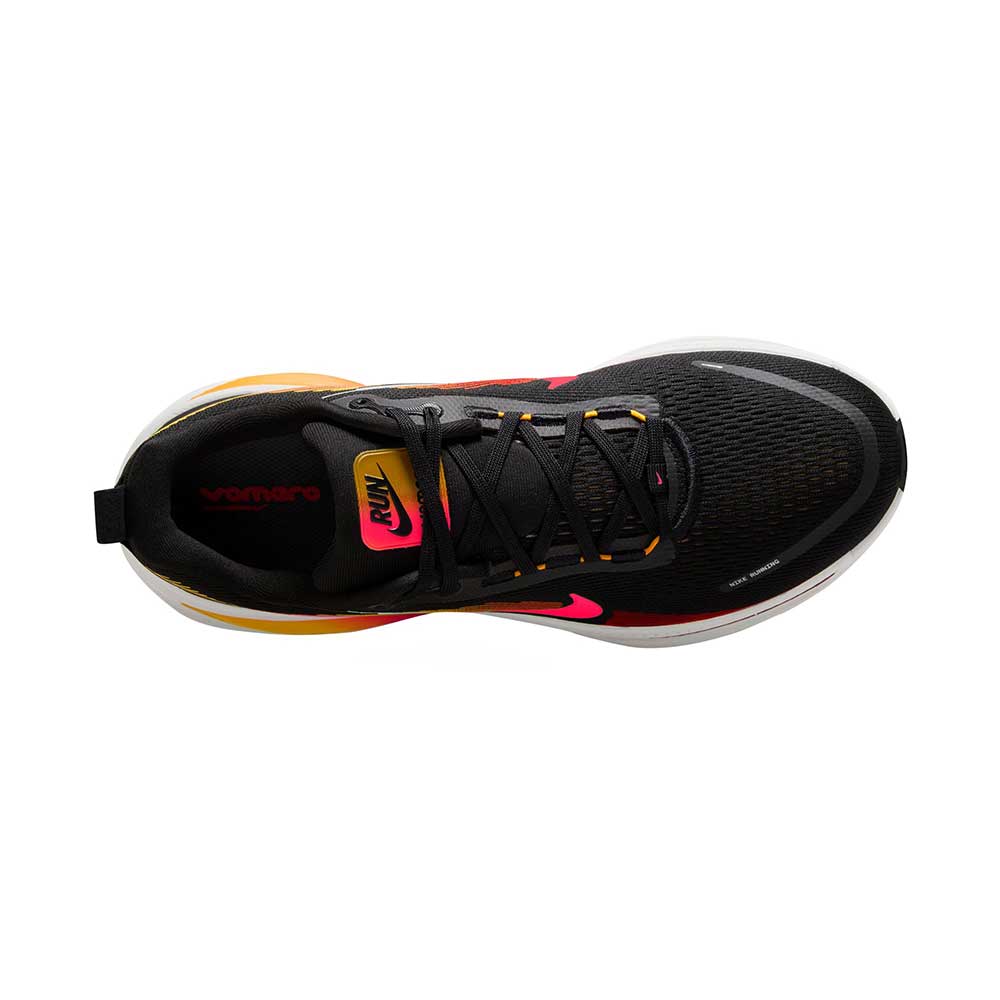 Men's Nike Vomero 18 Running Shoe - Black/Bright Crimson/Light Crimson - Regular (D)
