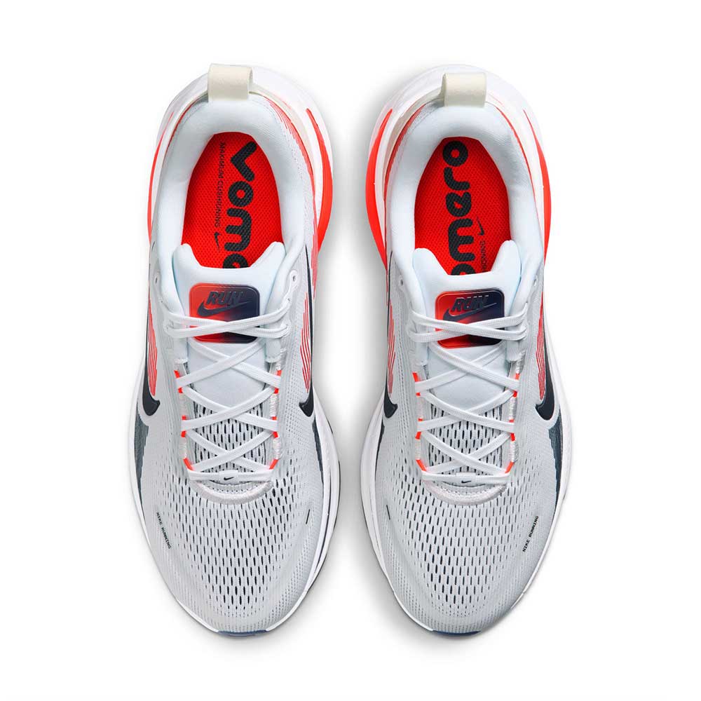 Men's Nike Vomero 18 - White/Midnight Navy/Bright Crimson/Black
