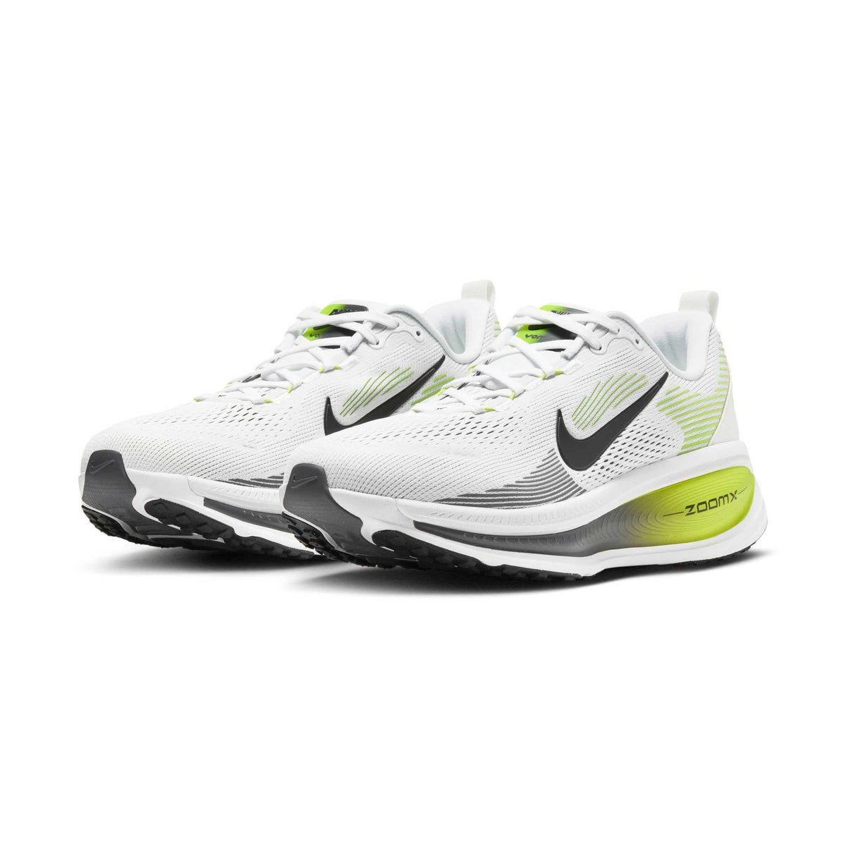 Men's Nike Vomero 18 - White/Black/Lemon Venom/Dark Grey - Regular (D)