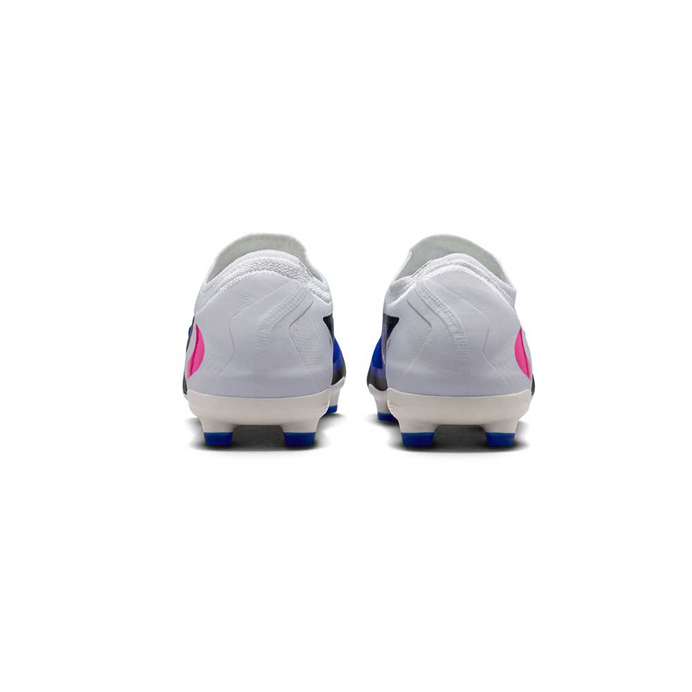 JR Phantom 6 Low Pro FG/MG Soccer Cleat - Racer Blue/Pink Blast/White - Regular (D)