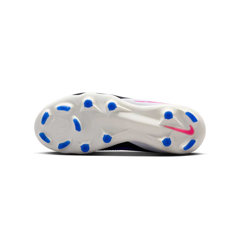 JR Phantom 6 Low Pro FG/MG Soccer Cleat - Racer Blue/Pink Blast/White - Regular (D)