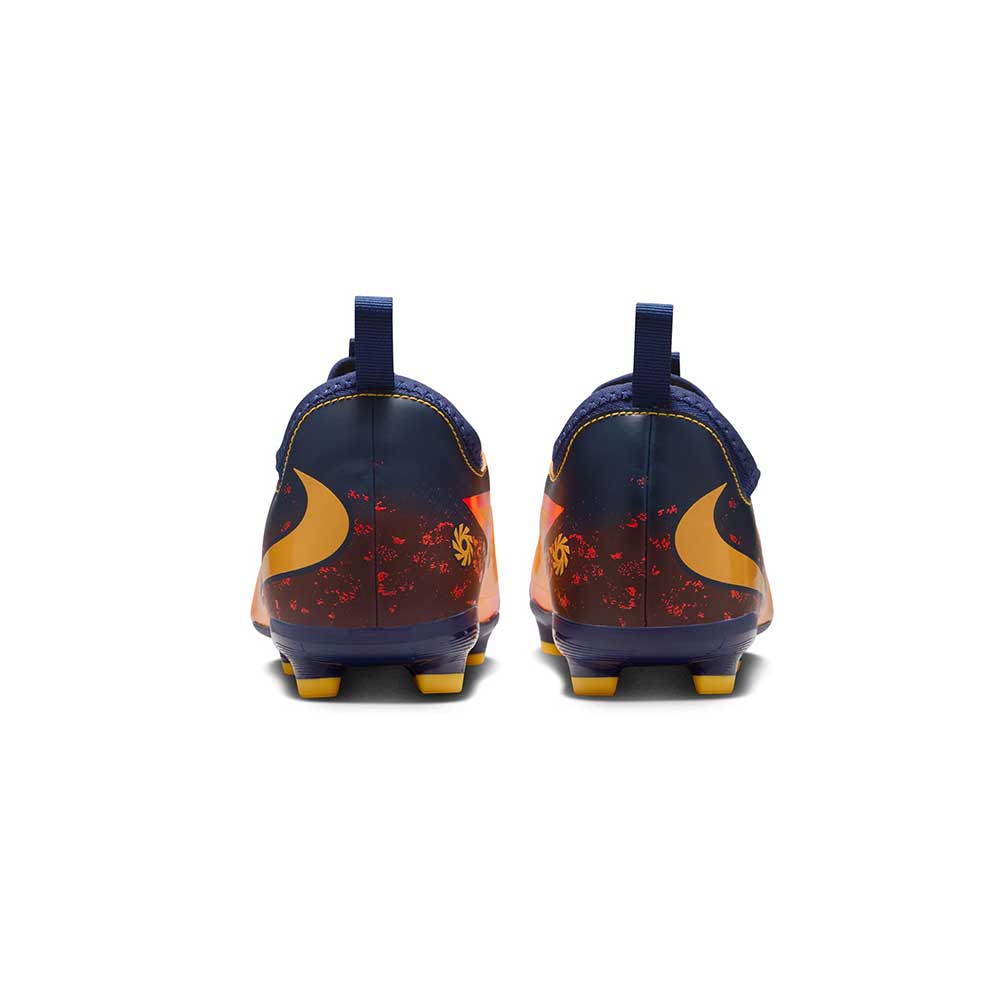 JR Phantom 6 Low Academy EH FG/MG Soccer Cleat- Laser Orange/Lemon