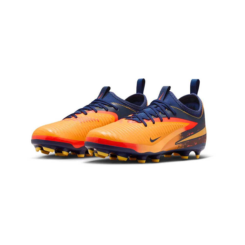 JR Phantom 6 Low Academy EH FG/MG Soccer Cleat- Laser Orange/Lemon