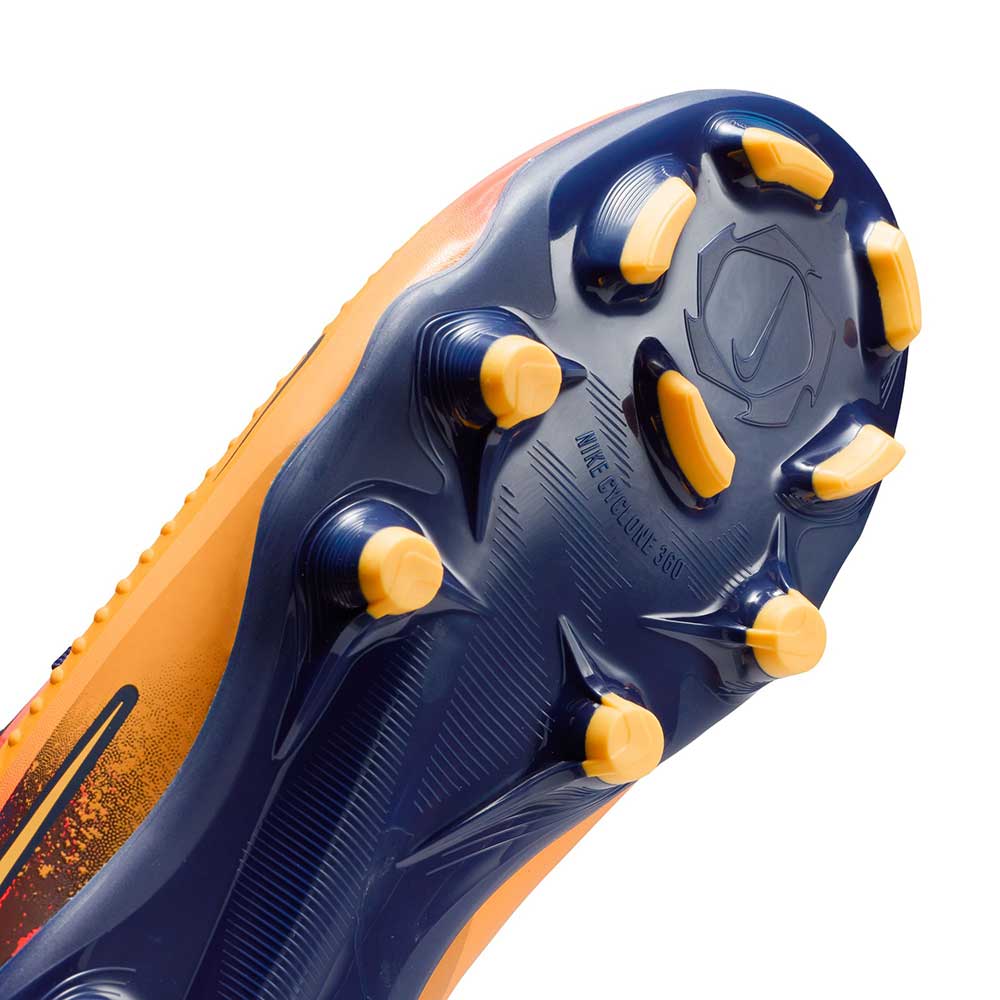 JR Phantom 6 Low Academy EH FG/MG Soccer Cleat- Laser Orange/Lemon