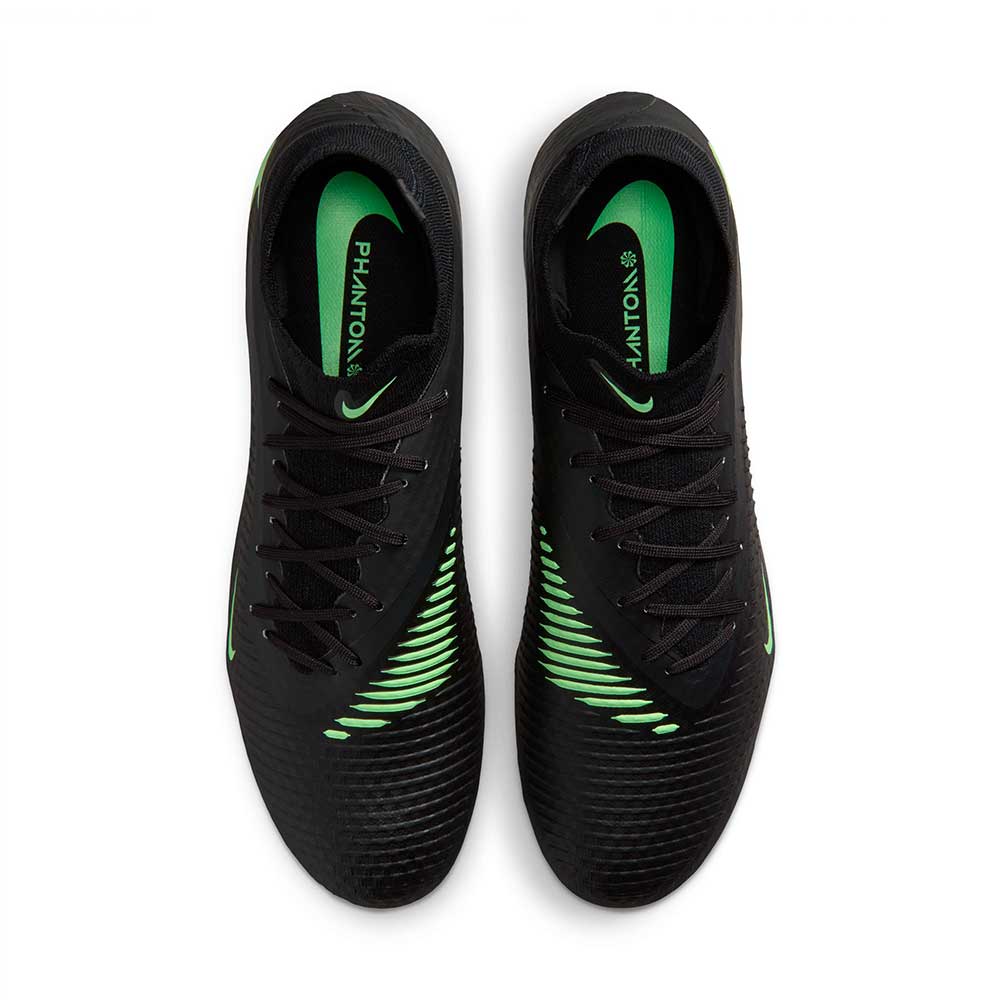 Phantom 6 High Academy FG/MG Soccer Cleat - Black/Illusion Green/Black - Regular (D)