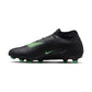 Phantom 6 High Academy FG/MG Soccer Cleat - Black/Illusion Green/Black - Regular (D)