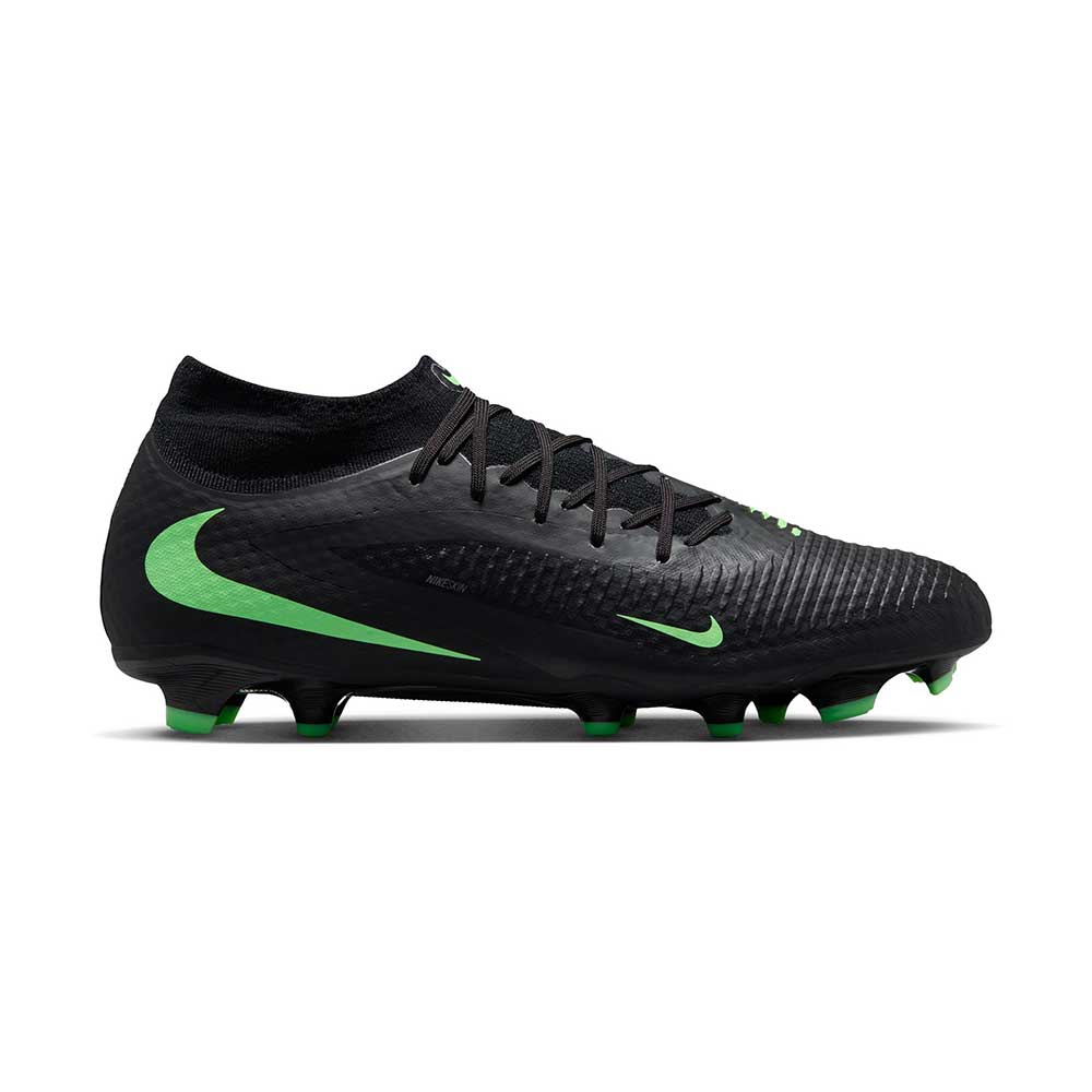 Phantom 6 High Academy FG/MG Soccer Cleat - Black/Illusion Green/Black - Regular (D)