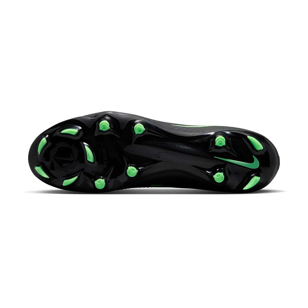 Phantom 6 High Academy FG/MG Soccer Cleat - Black/Illusion Green/Black - Regular (D)