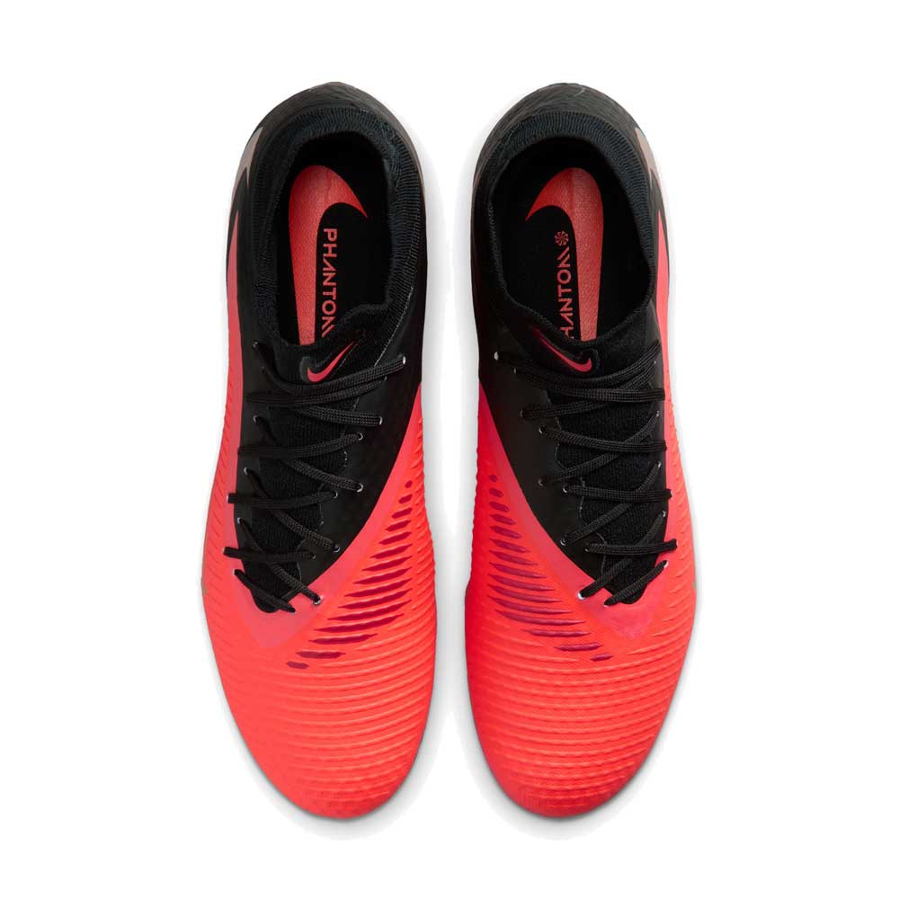 Phantom 6 High Academy FG/MG Soccer Cleat - Bright Crimson/Black/Bright Crimson - Regular (D)