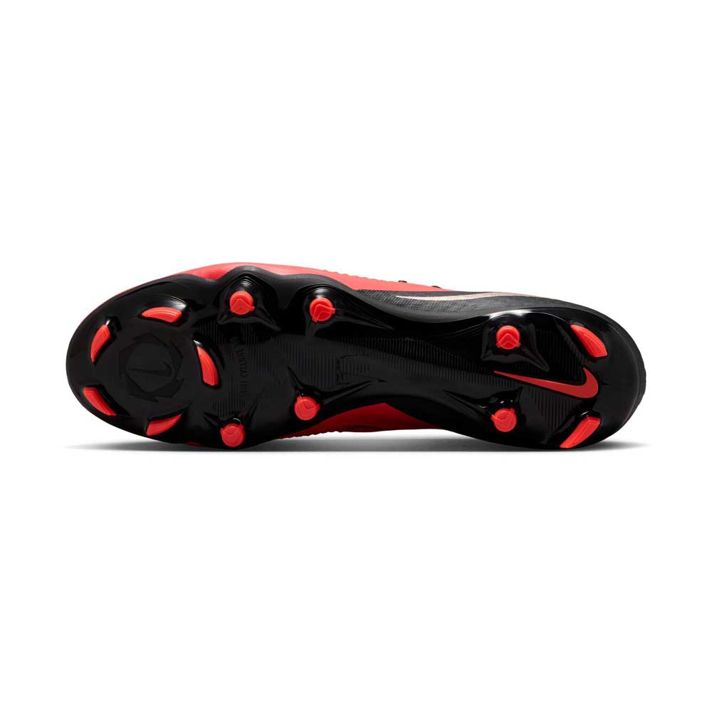 Phantom 6 High Academy FG/MG Soccer Cleat - Bright Crimson/Black/Bright Crimson - Regular (D)