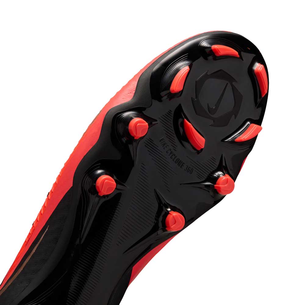 Phantom 6 High Academy FG/MG Soccer Cleat - Bright Crimson/Black/Bright Crimson - Regular (D)