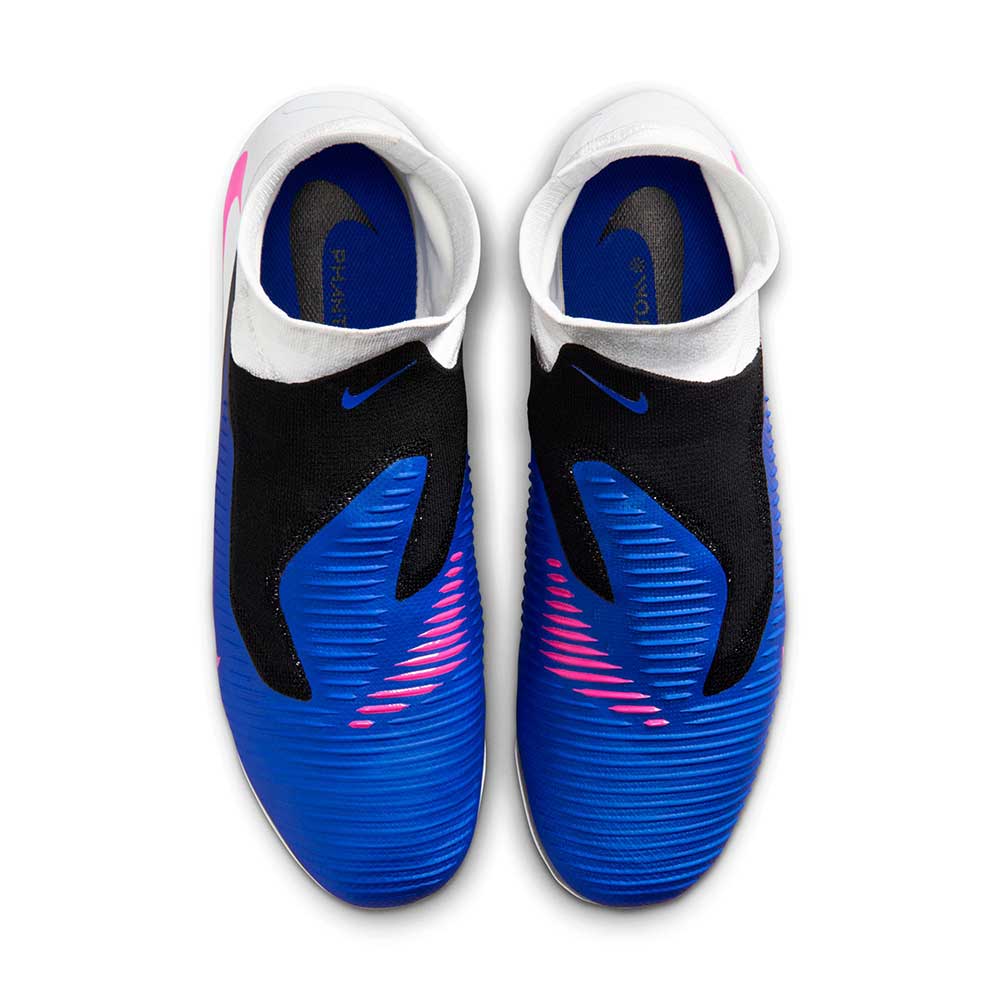 Phantom 6 High Pro FG Soccer Cleat - Racer Blue/Pink Blast/White - Regular (D)