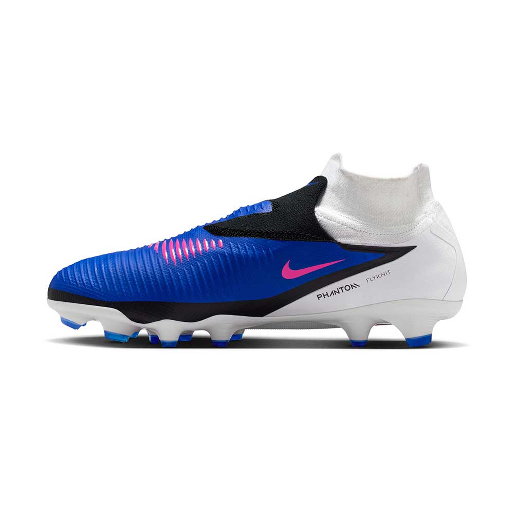 Phantom 6 High Pro FG Soccer Cleat - Racer Blue/Pink Blast/White - Regular (D)